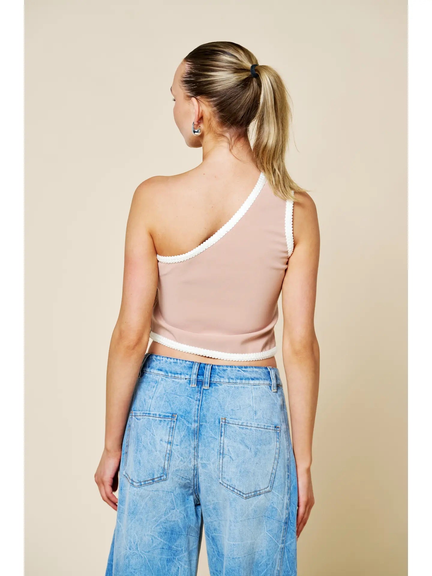 Barely Blush One Shoulder