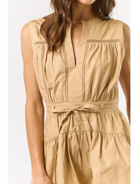 Golden Hour Tie-Waste Romper