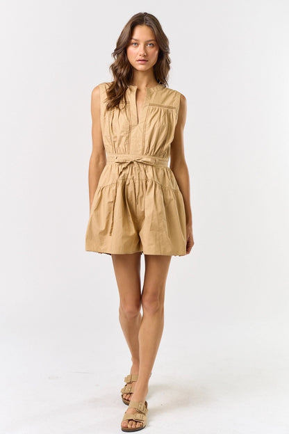 Golden Hour Tie-Waste Romper