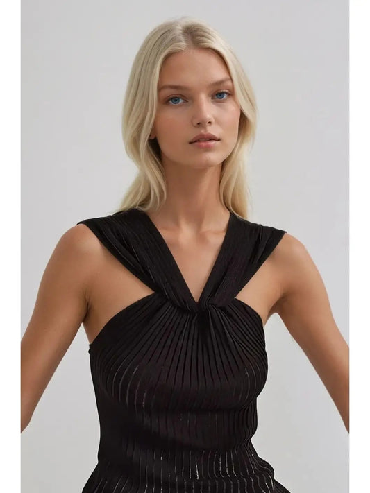 The Midnight Allure Halter