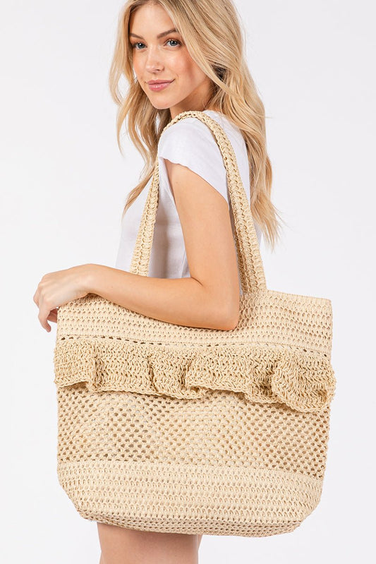 Sunny Ruffle Tote