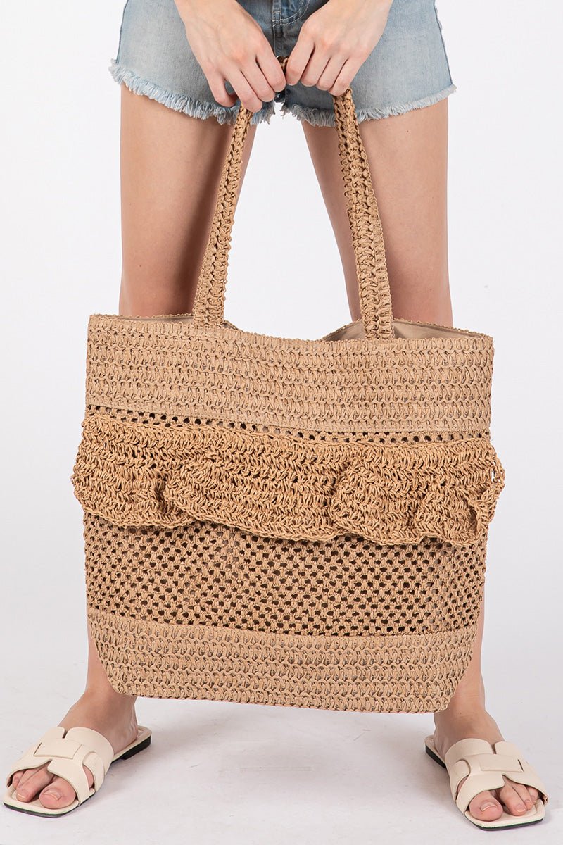 Sunny Ruffle Tote