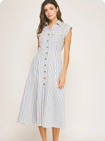 Timeless Stripe Midi