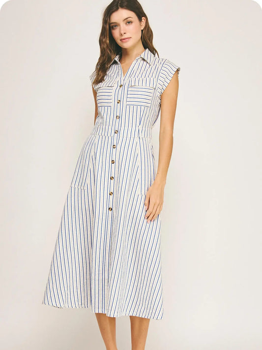 Timeless Stripe Midi