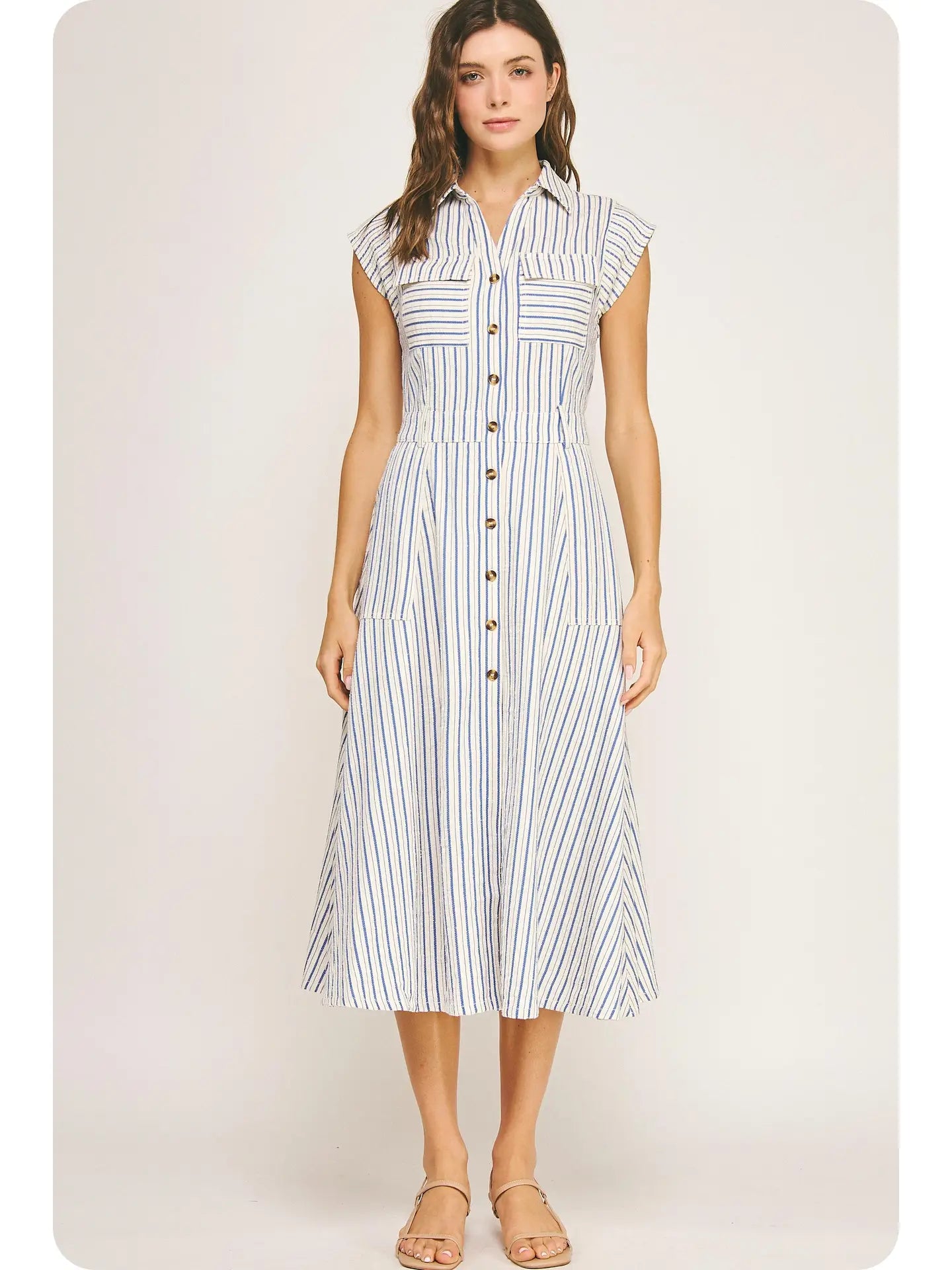 Timeless Stripe Midi