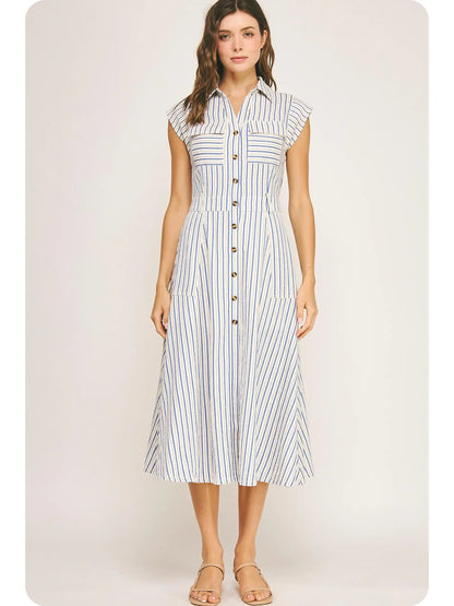 Timeless Stripe Midi