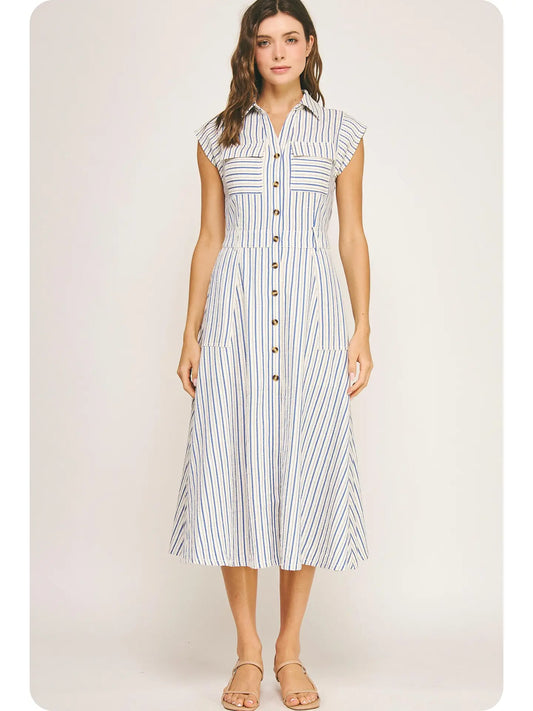 Timeless Stripe Midi